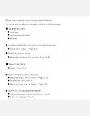 2018-2019 SUZUKI HUSTLER OWNERS MANUAL