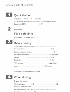 SUZUKI SWIFT SPORT 2017, 2018, 2019& 2020 OWNERS MANUAL