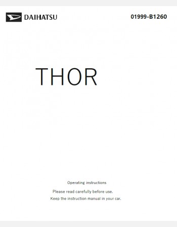 DAIHATSU THOR 2025 OWNERS MANUAL IN ENGLISH