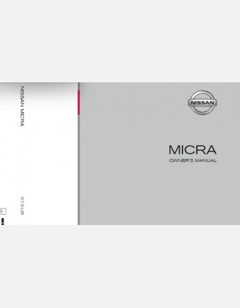 NISSAN MICRA 2014 OWNERS MANUAL