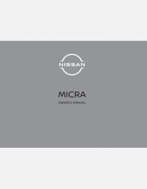 NISSAN MICRA 2016 OWNERS MANUAL
