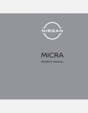 NISSAN MICRA 2020 OWNERS MANUAL