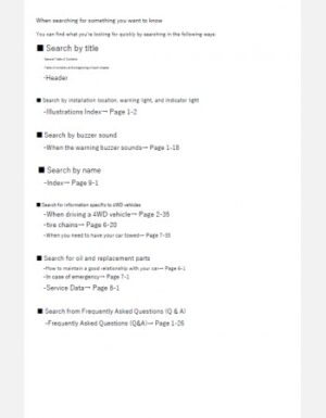 Suzuki Alto Works 2018-2019 Owner’s Manual