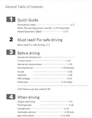 2020-2021 Suzuki Alto Works Owners Manual