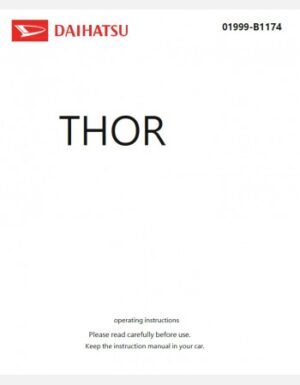 2016 DAIHATSU THOR OWNER’S MANUAL