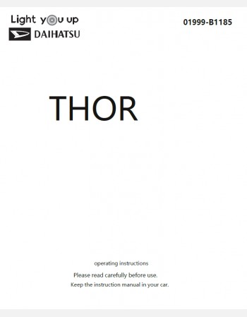 DAIHATSU THOR 2018 OWNERS MANUAL
