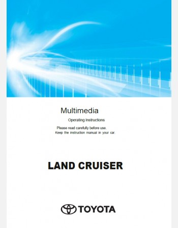 TOYOTA LAND CRUISER 300 SERIES 2025-2026 NAVIGATION & MULTIMEDIA SYSTEM MANUAL