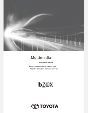 TOYOTA BZ4X 2022-2023 MULTIMEDIA SYSTEM GUIDE (JDM)
