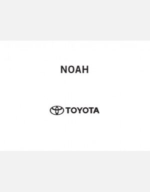 TOYOTA NOAH HYBRID 2020-2021 OWNERS MANUAL IN ENGLISH