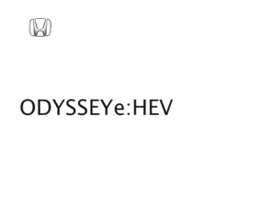 HONDA ODYSSEY HYBRID 2025-2026 OWNERS MANUAL