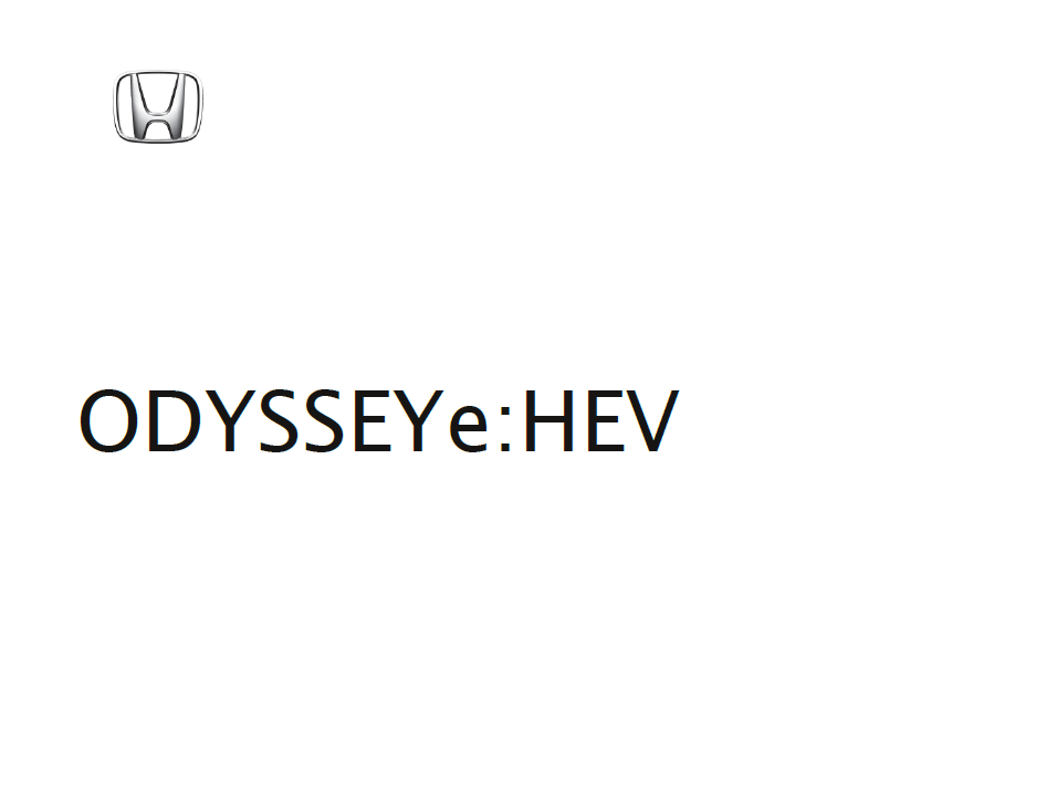 HONDA ODYSSEY HYBRID 2025-2026 OWNERS MANUAL