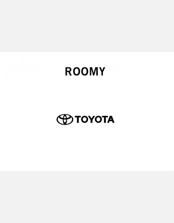 Toyota Roomy 2020, 2021 & 2022 Owners Manual