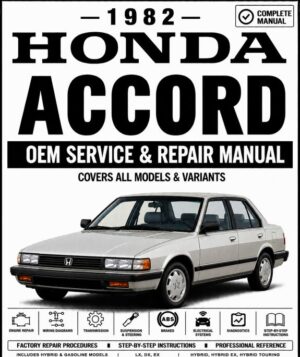 1982 Honda Accord Service and Repair Manual