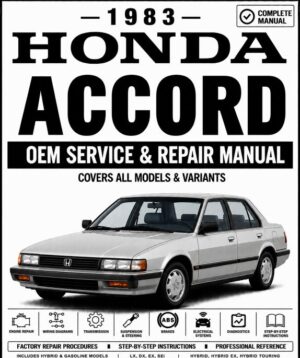 1983 Honda Accord Service and Repair Manual