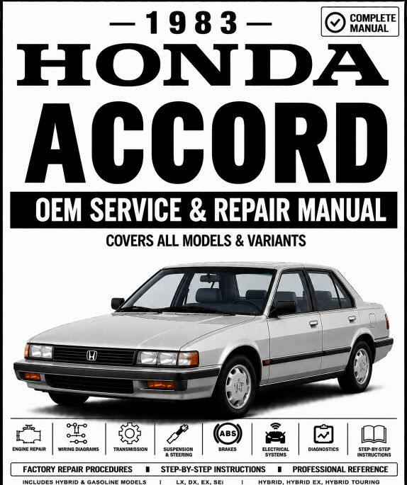 1983 Honda Accord Service and Repair Manual