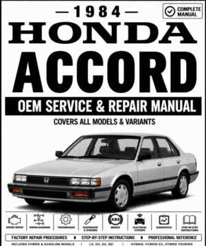 1984 Honda Acccord Service and Repair Manual