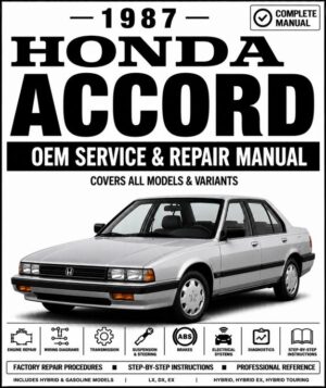 1987 Honda Accord Service and Repair Manual
