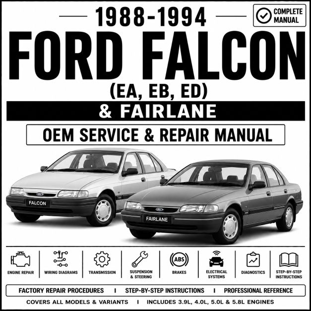 1988-1994 Ford Falcon (EA, EB, ED) and Fairlane Service and Repair Manual