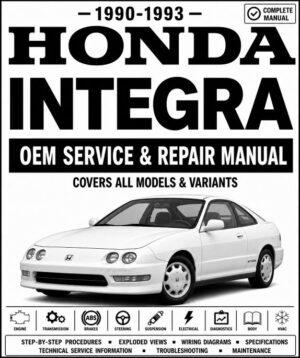 1990-1993 Honda Integra Service and Repair Manual