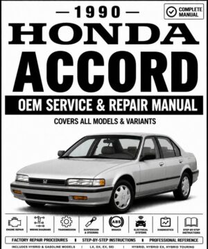 1990 Honda Accord Service and Repair Manual