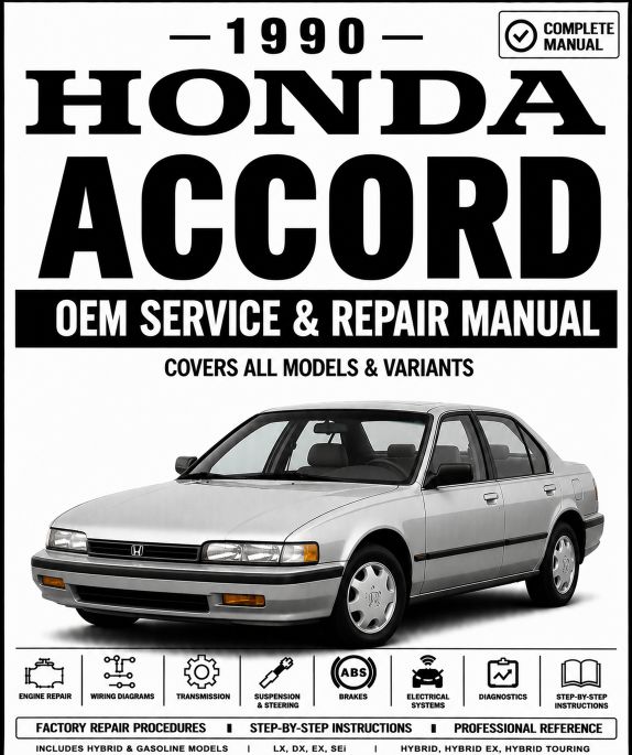 1990 Honda Accord Service and Repair Manual