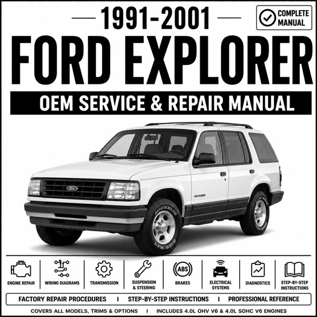 1991-2001 Ford Explorer Service and Repair Manual