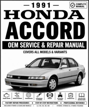 1991 Honda Accord Service and Repair Manual