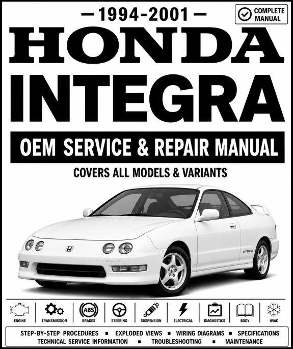 1994-2001 Honda Integra Service and Repair Manual