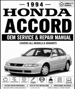 1994 Honda Accord Service and Repair Manual
