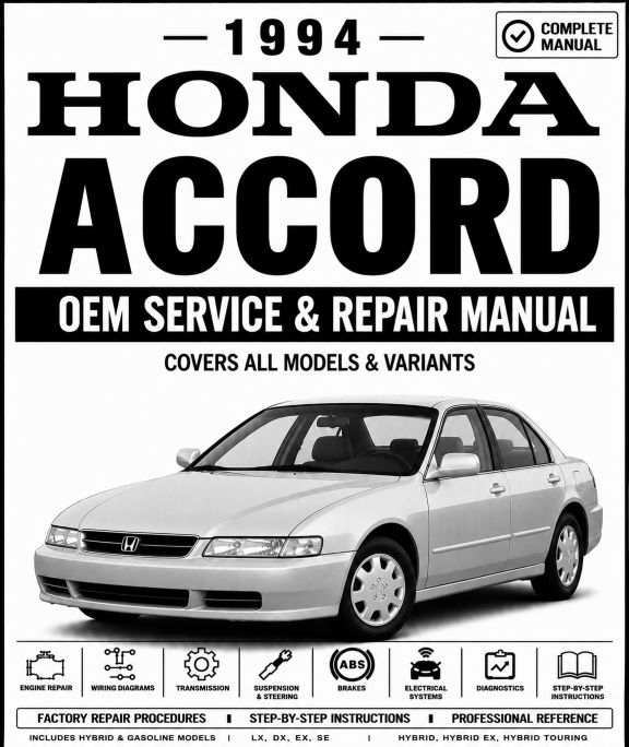 1994 Honda Accord Service and Repair Manual