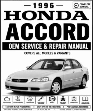 1996 Honda Accord Service and Repair Manual