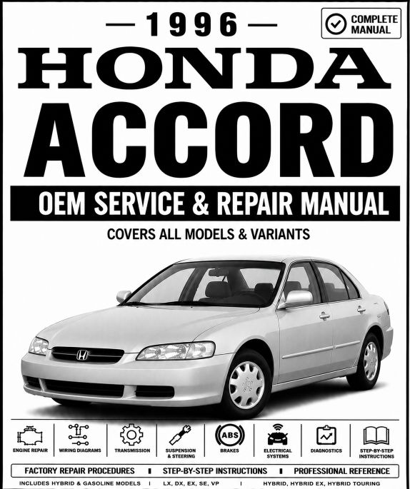 1996 Honda Accord Service and Repair Manual
