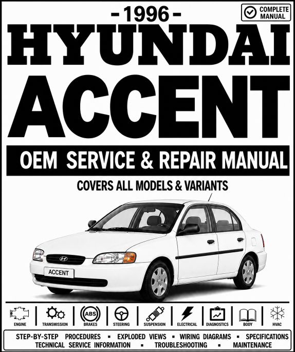 1996 Hyundai Accent Service and Repair Manual