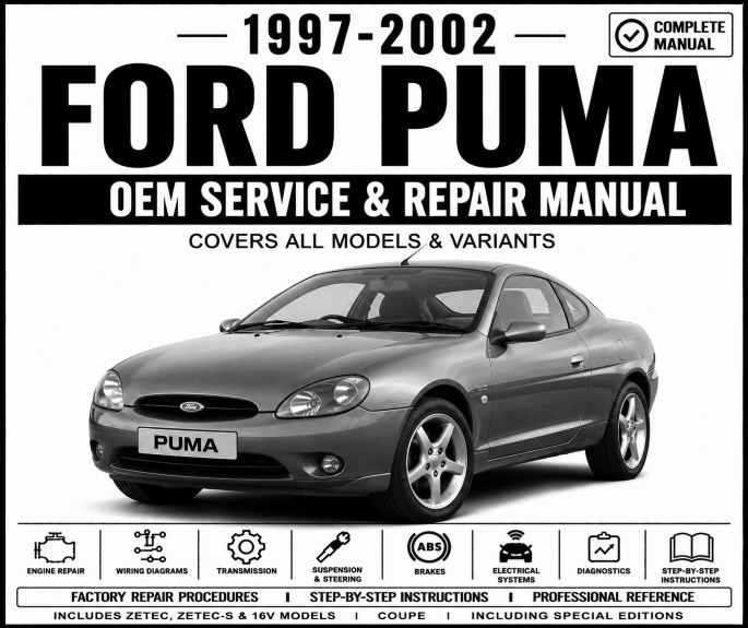 1997-2002 Ford Puma Service and Repair Manual