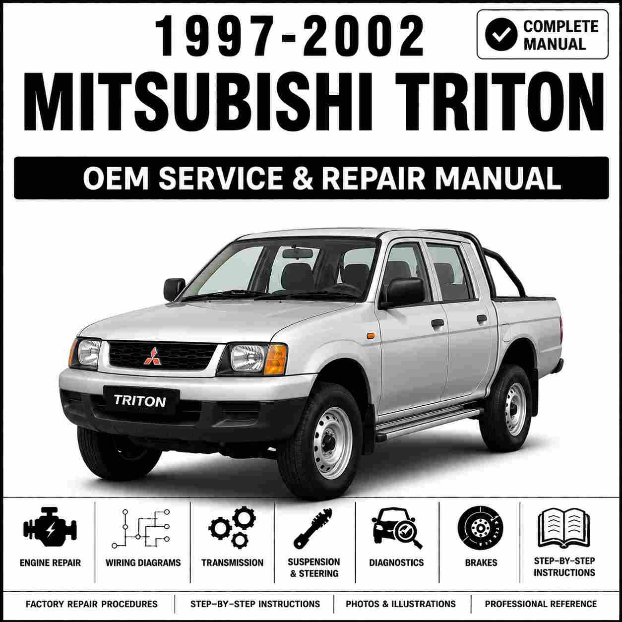 1997-2002 Mitsubishi Triton Service and Repair Manual