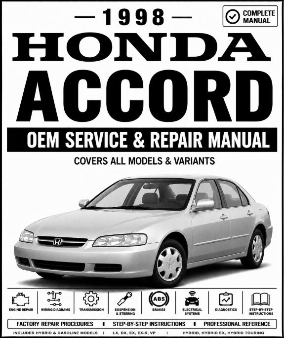 1998 Honda Accord Service and Repair Manual