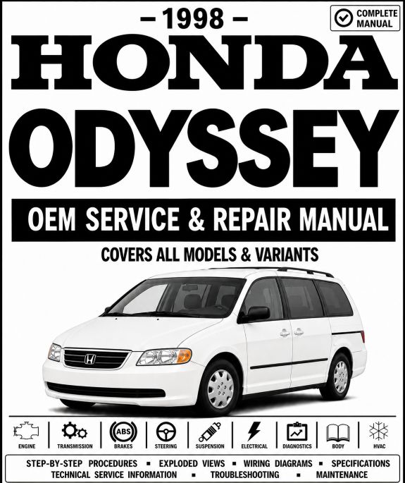 1998 Honda Odyssey Service and Repair Manual