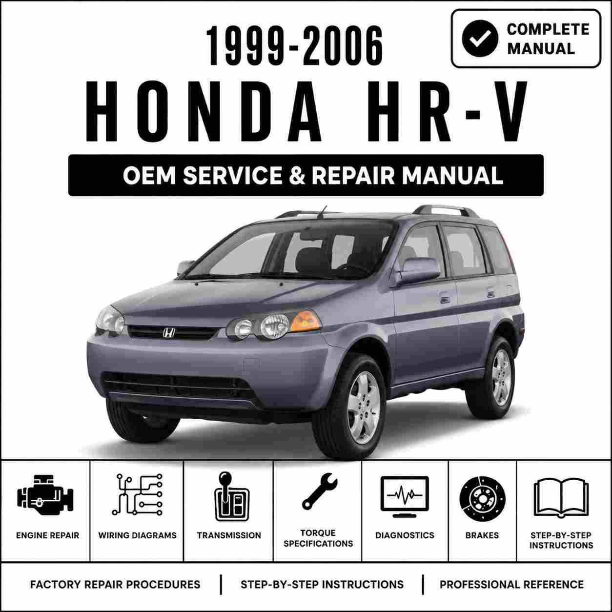 1999-2006 Honda HR-V Service and Repair Manual Software