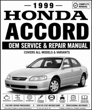 1999 Honda Accord Service and Repair Manual
