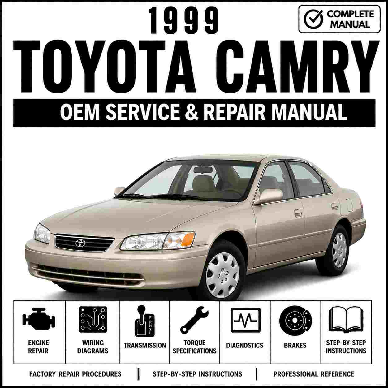 1999 Toyota Camry Service and Repair Manual Software