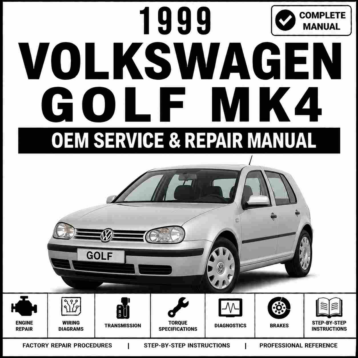1999 Volkswagen Golf Mk4 Service and Repair Manual