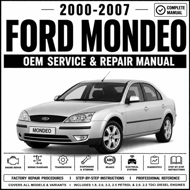 2000-2007 Ford Mondeo Service and Repair Manual