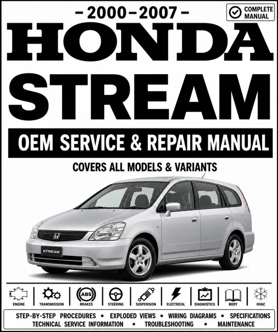 2000-2007 Honda Stream Service and Repair Manual Software