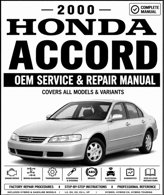 2000 Honda Accord Service and Repair Manual