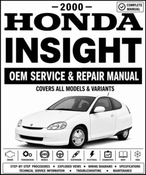 2000 Honda Insight Service and Repair Manual