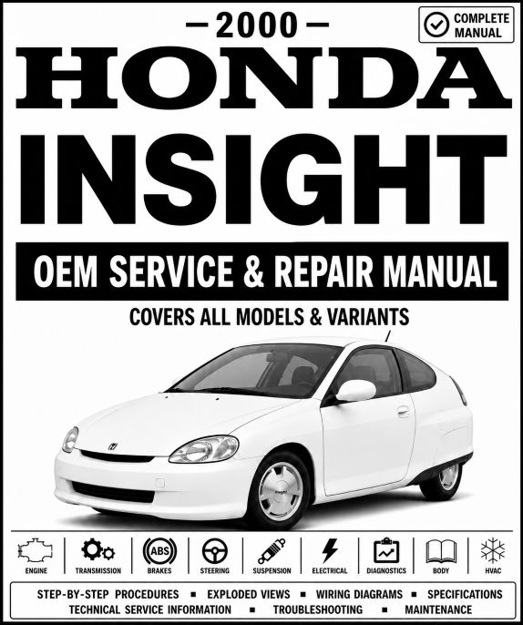 2000 Honda Insight Service and Repair Manual