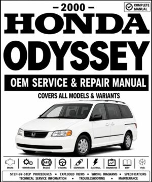 2000 Honda Odyssey Service and Repair Manual
