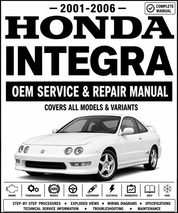 2001-2006 Honda Integra Service and Repair Manual
