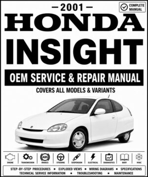2001 Honda Insight Service and Repair Manual