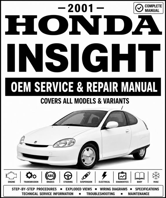 2001 Honda Insight Service and Repair Manual